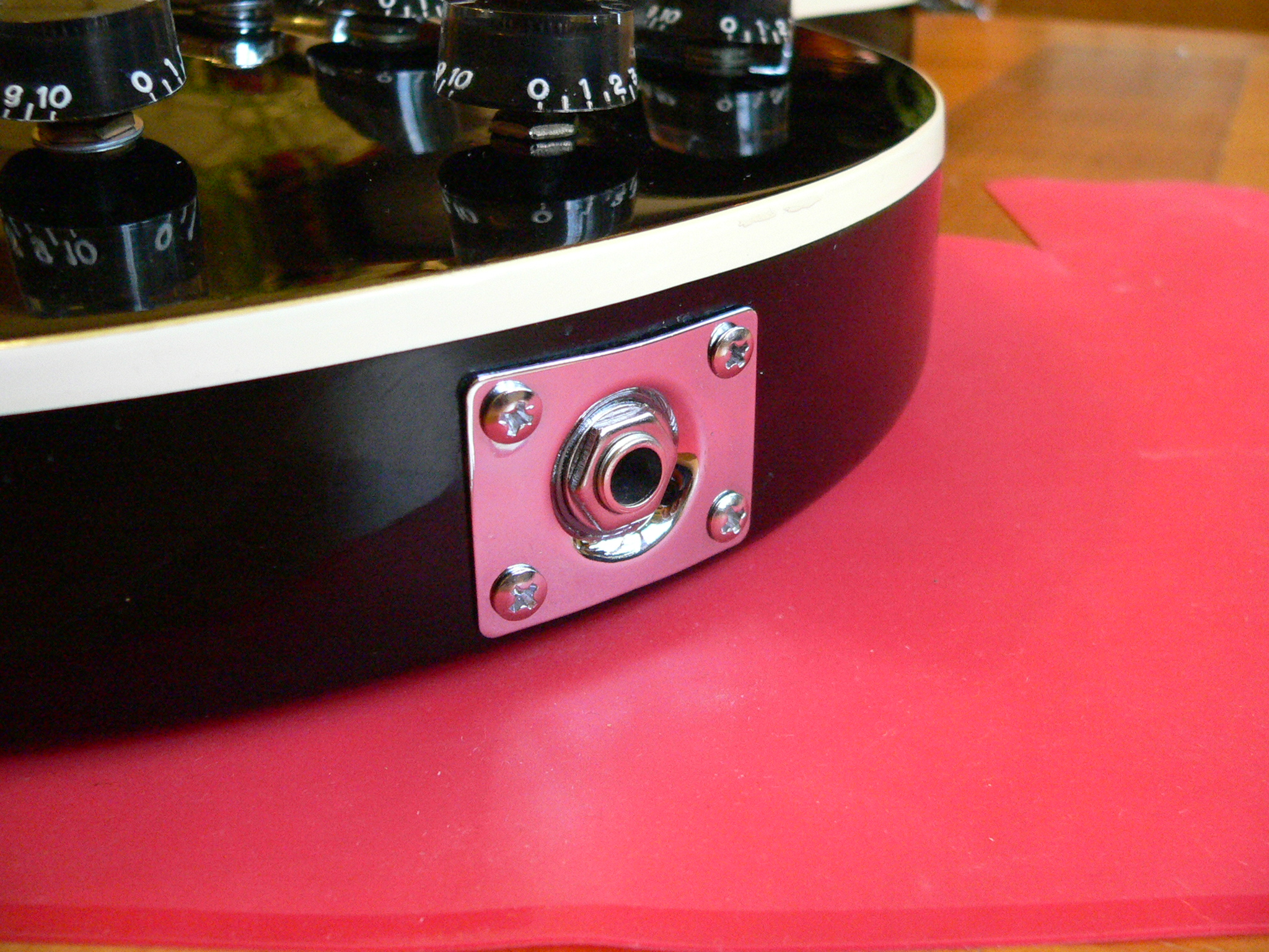 How to fit a Jack Socket to a Les Paul electric guitar